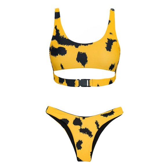 Other - yellow under boob bikini swimsuit